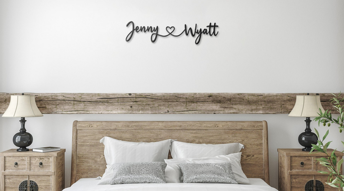 Metal Name Signs: Personalized Metal Art for Your Family