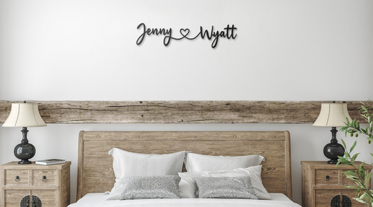 Metal Name Signs: Personalized Metal Art for Your Family