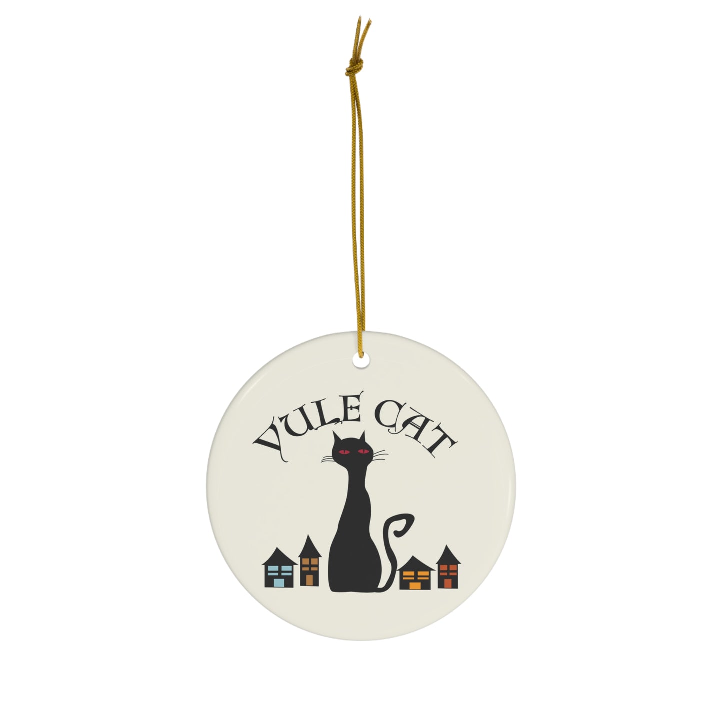 Yule Cat Christmas Ornament, Icelandic Christmas, Gleðileg jól, Yule Gifts, Holiday Decor, Winter Decor, Xmas Tree Ornament