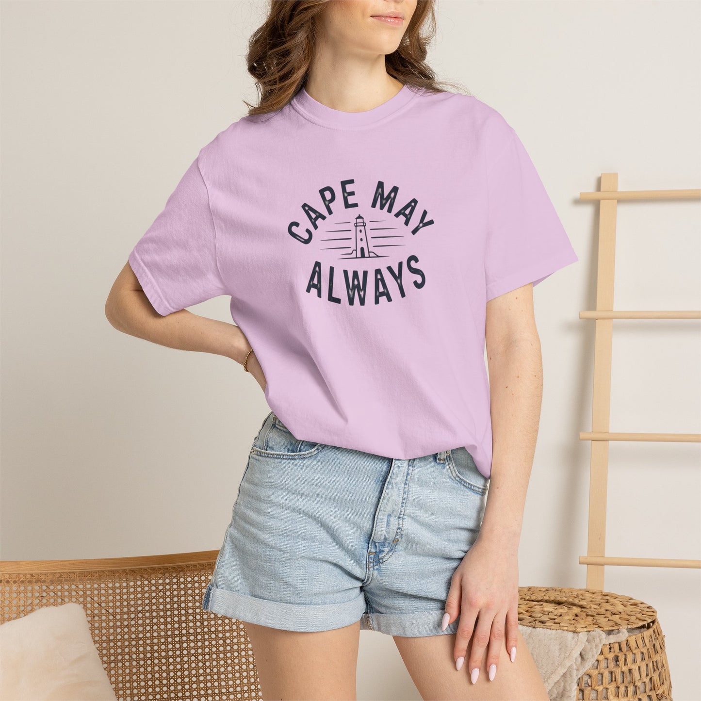 Cape May Always T-Shirt — New Jersey Shore Vintage Lighthouse Beach Tee