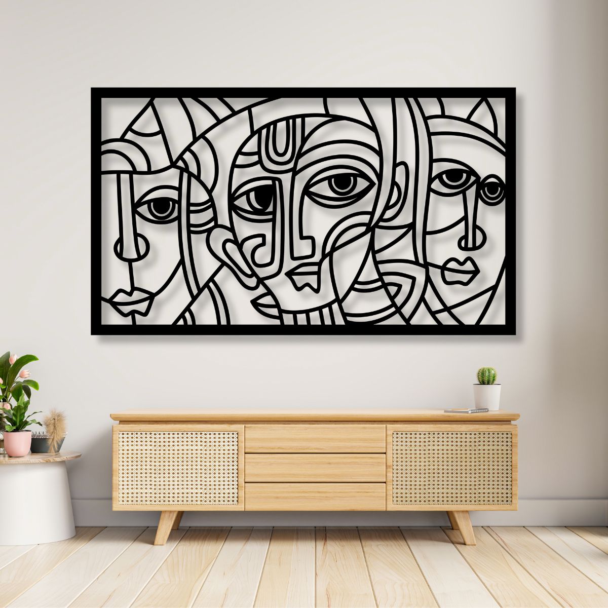 Picasso Metal Wall Art Guernica Wall Decor Modern Art for Home or Office Housewarming Gift for Art Lover Large Indoor Outdoor Metal Wall Decor