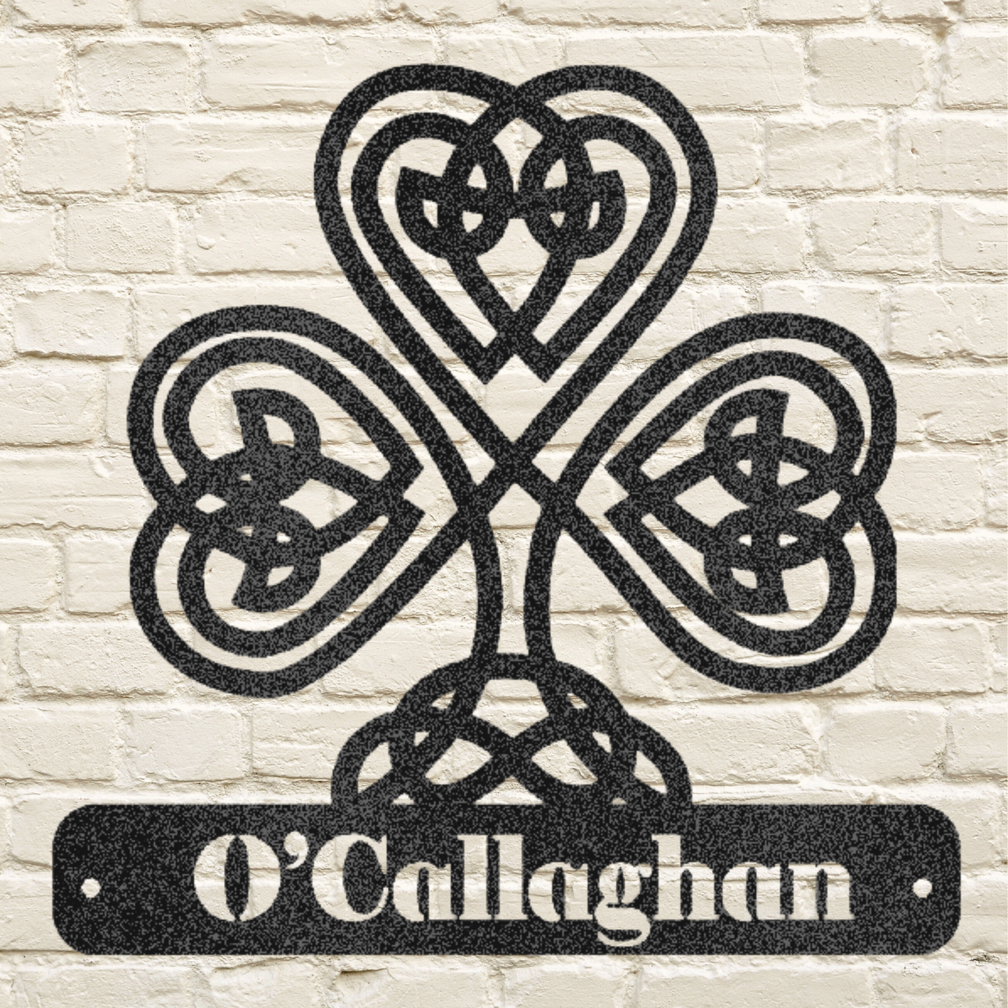 Custom Shamrock Metal Art Sign clickcoastal