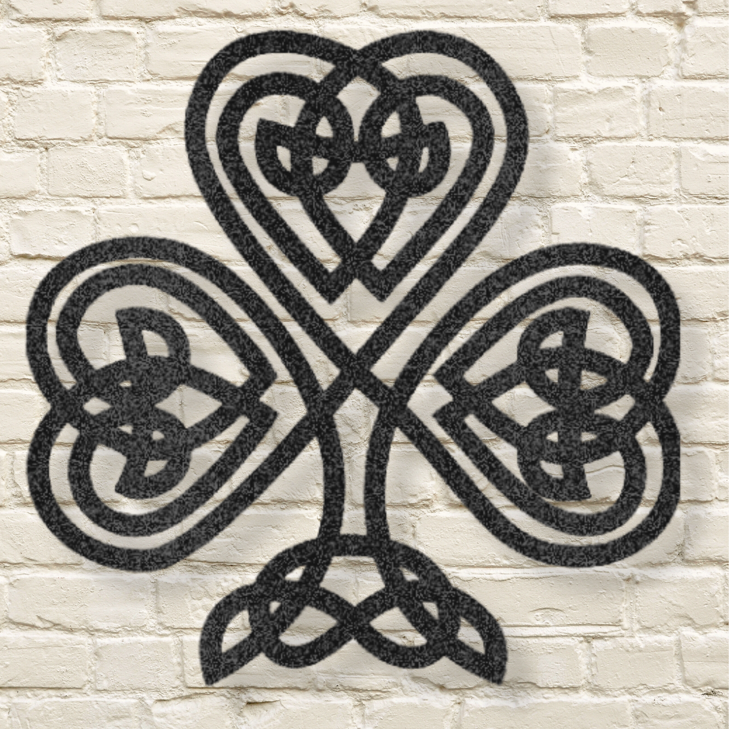 Celtic Shamrock Steel Wall Decor clickcoastal