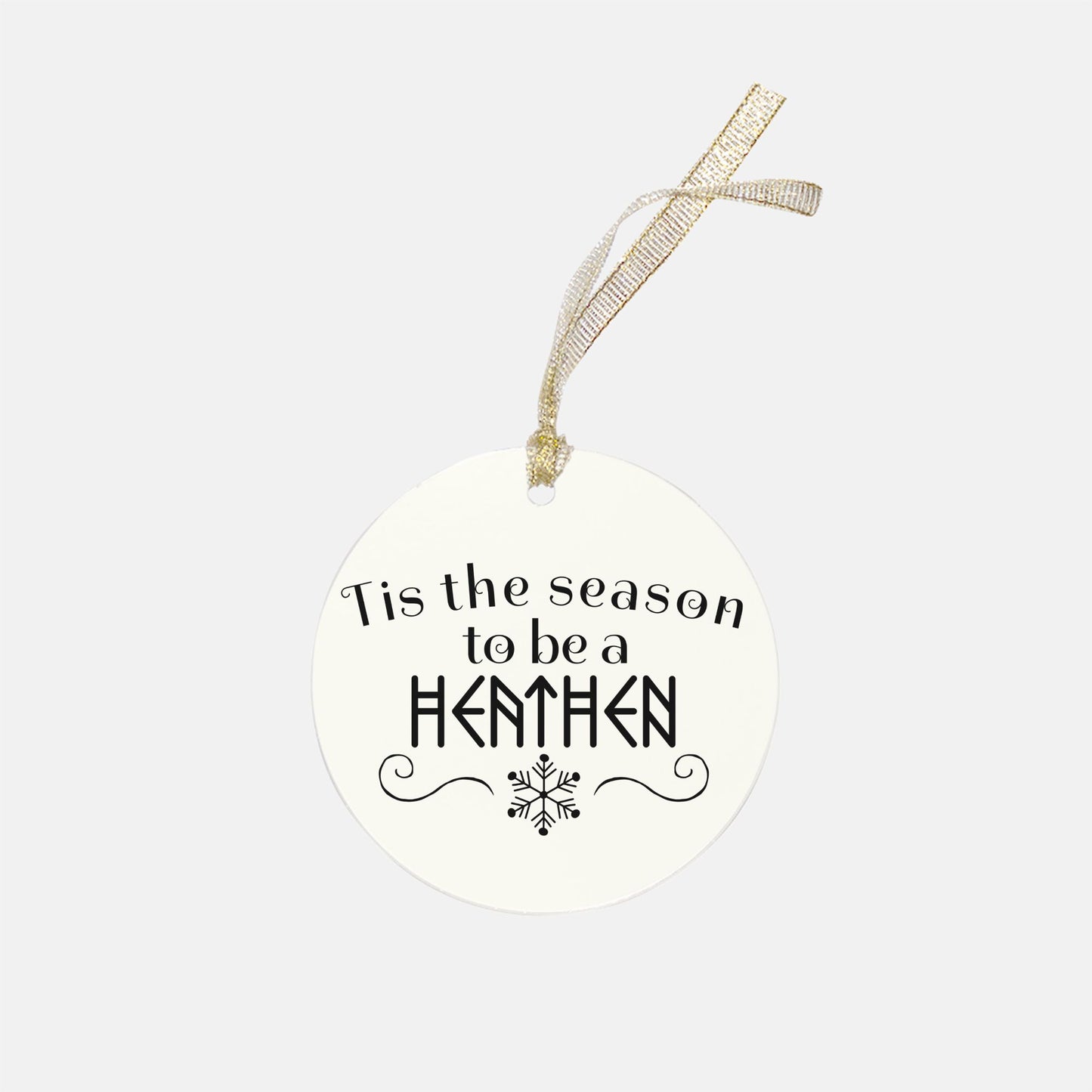 Yule Gifts | Christmas Ornament | Heathen Season | Pagan Decor Christmas | Winter Solstice Decor | Blessed Yule | Pagan Christmas | Wiccan Christmas