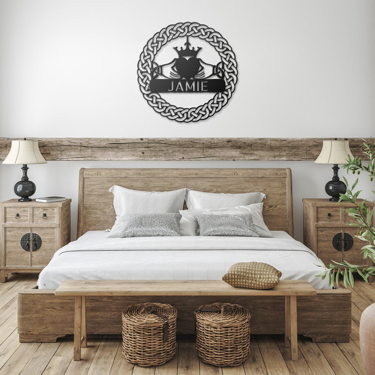 Custom Claddagh Metal Art clickcoastal