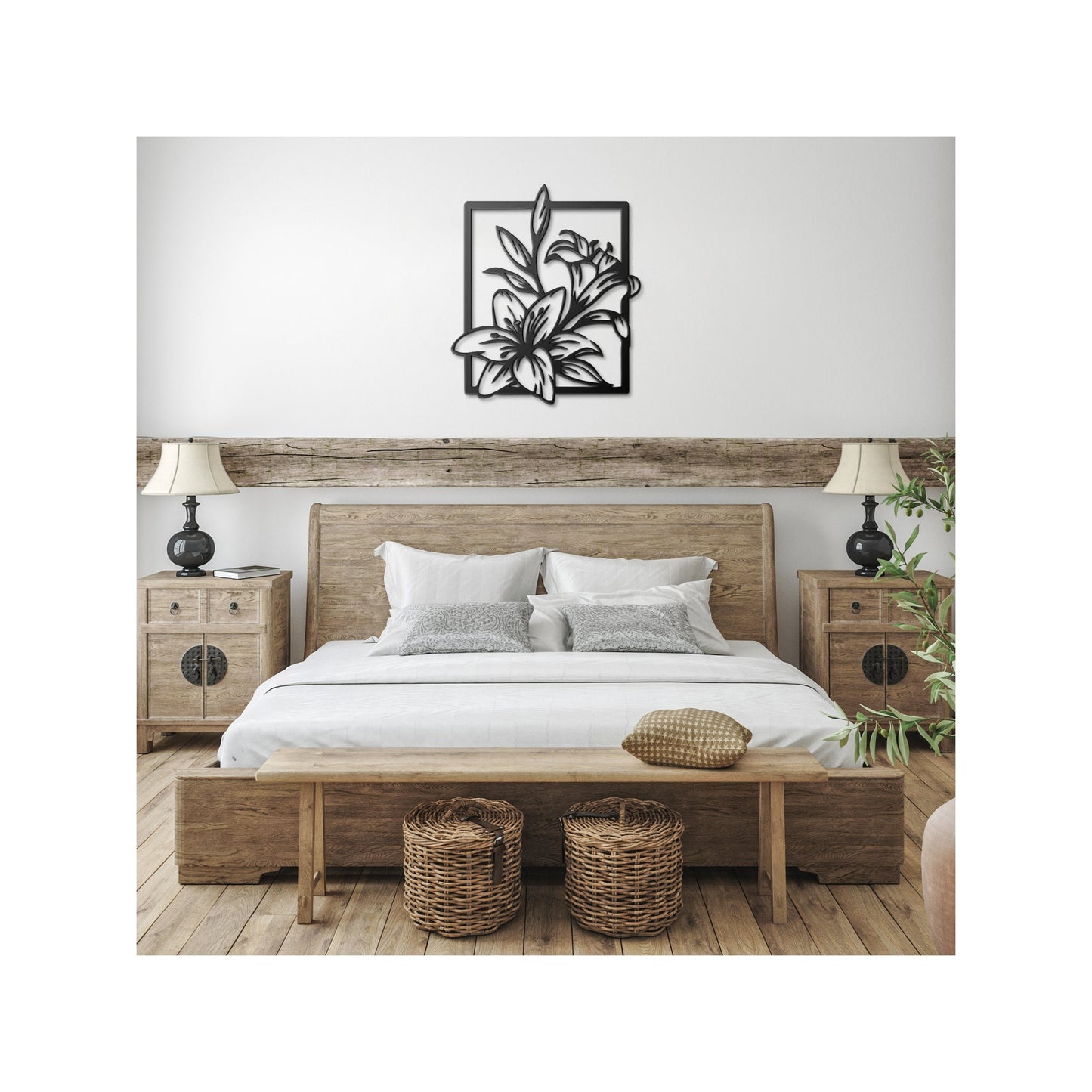 Metal Flower Wall Art | Floral Metal Wall Art | Metal Wall Decor | Outdoor Dècor | Metal Wall Hangings | Metal Flower Decor | Flower Sign clickcoastal