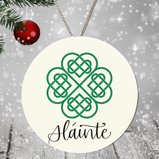 Irish Gaelic Christmas Ornament