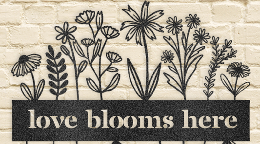 Bring Nature Home: How Personalized Wildflower Metal Signs Transform Any Space
