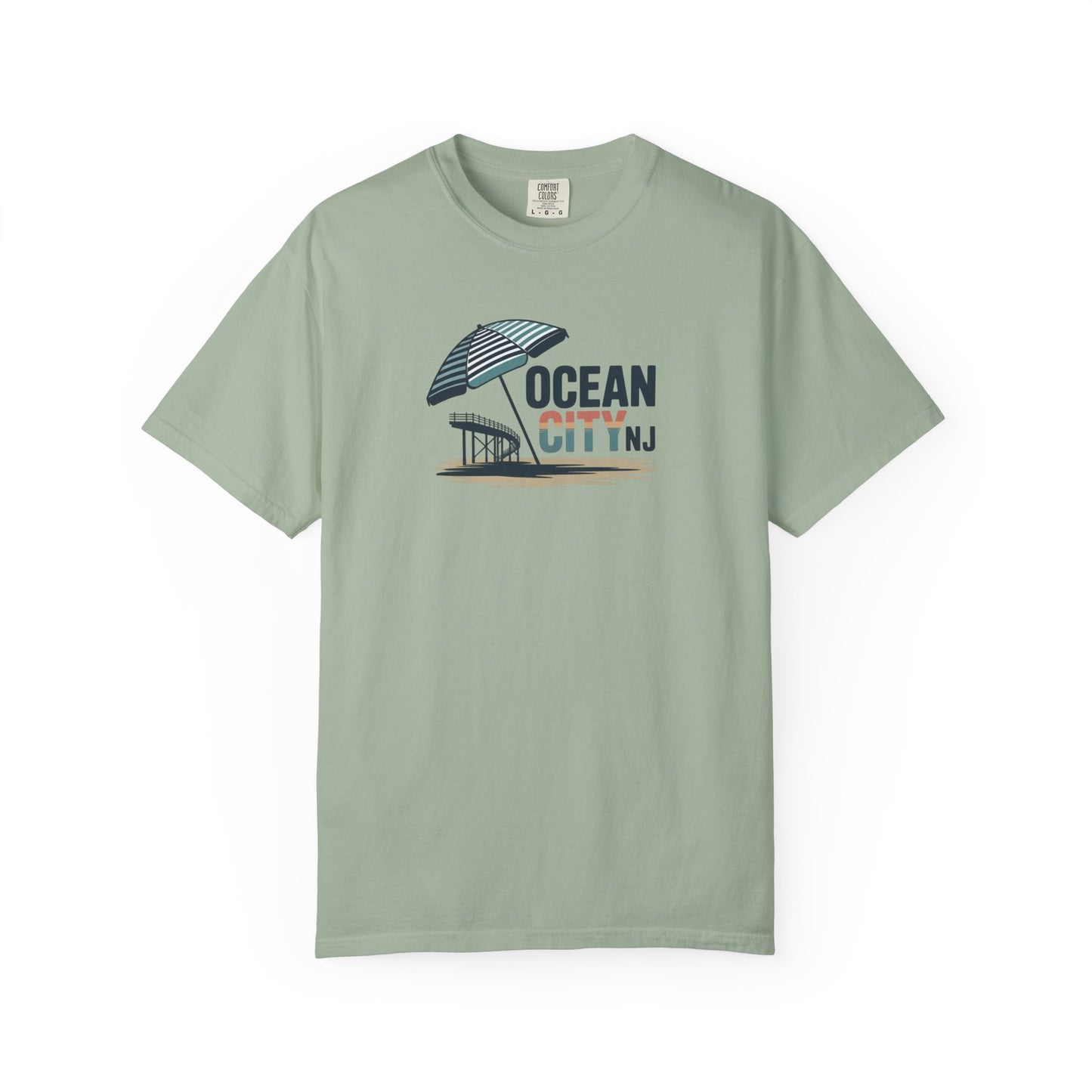 Ocean City NJ Beach Umbrella T-Shirt