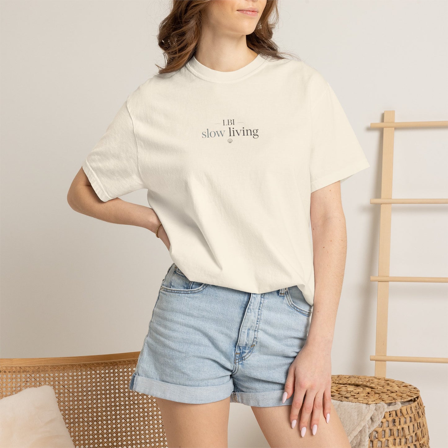 New Jersey Shore LBI "Slow Living" T-Shirt