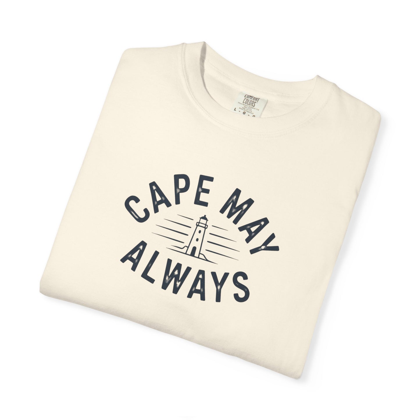 Cape May Always T-Shirt — New Jersey Shore Vintage Lighthouse Beach Tee