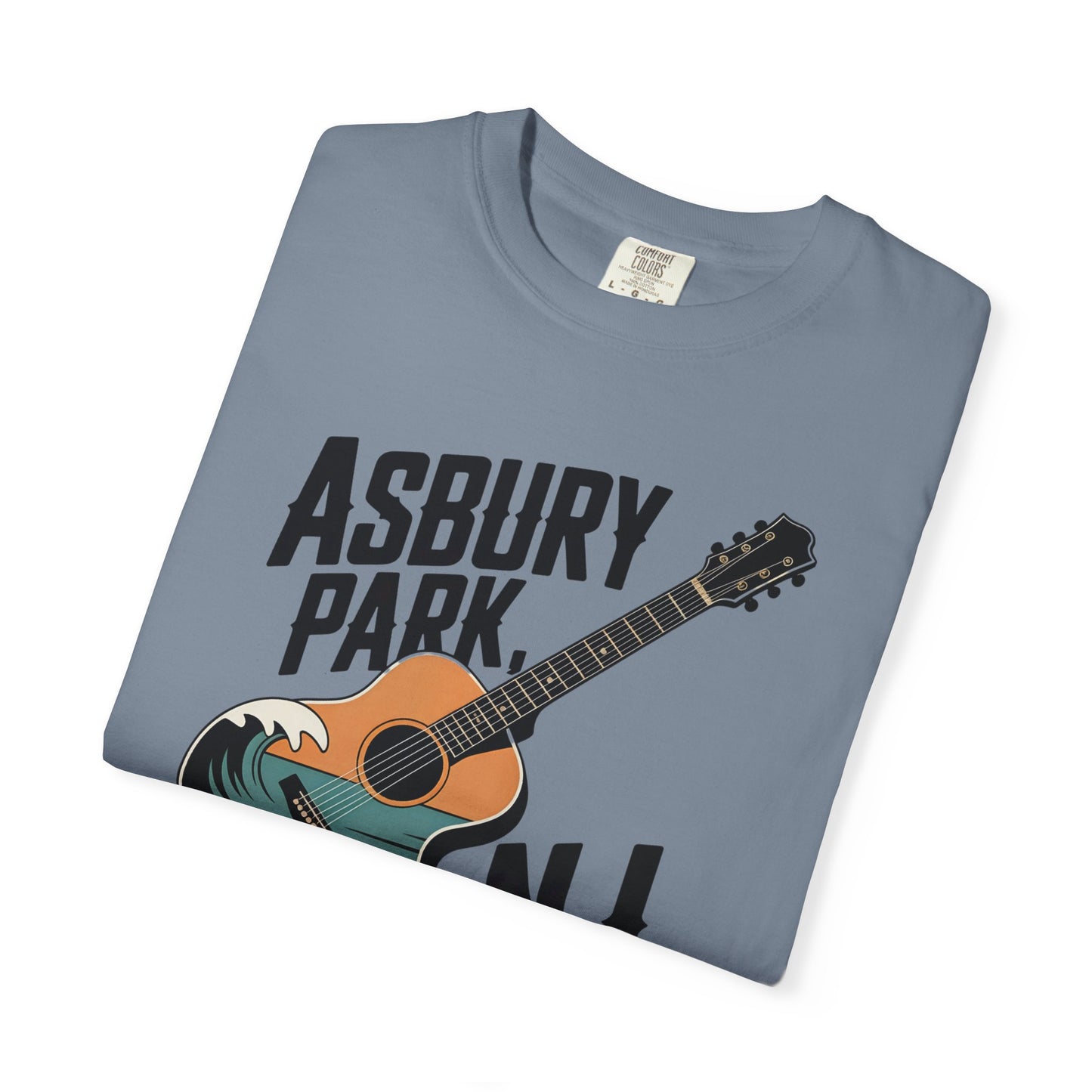 Asbury Park NJ Guitar Beach T-Shirt