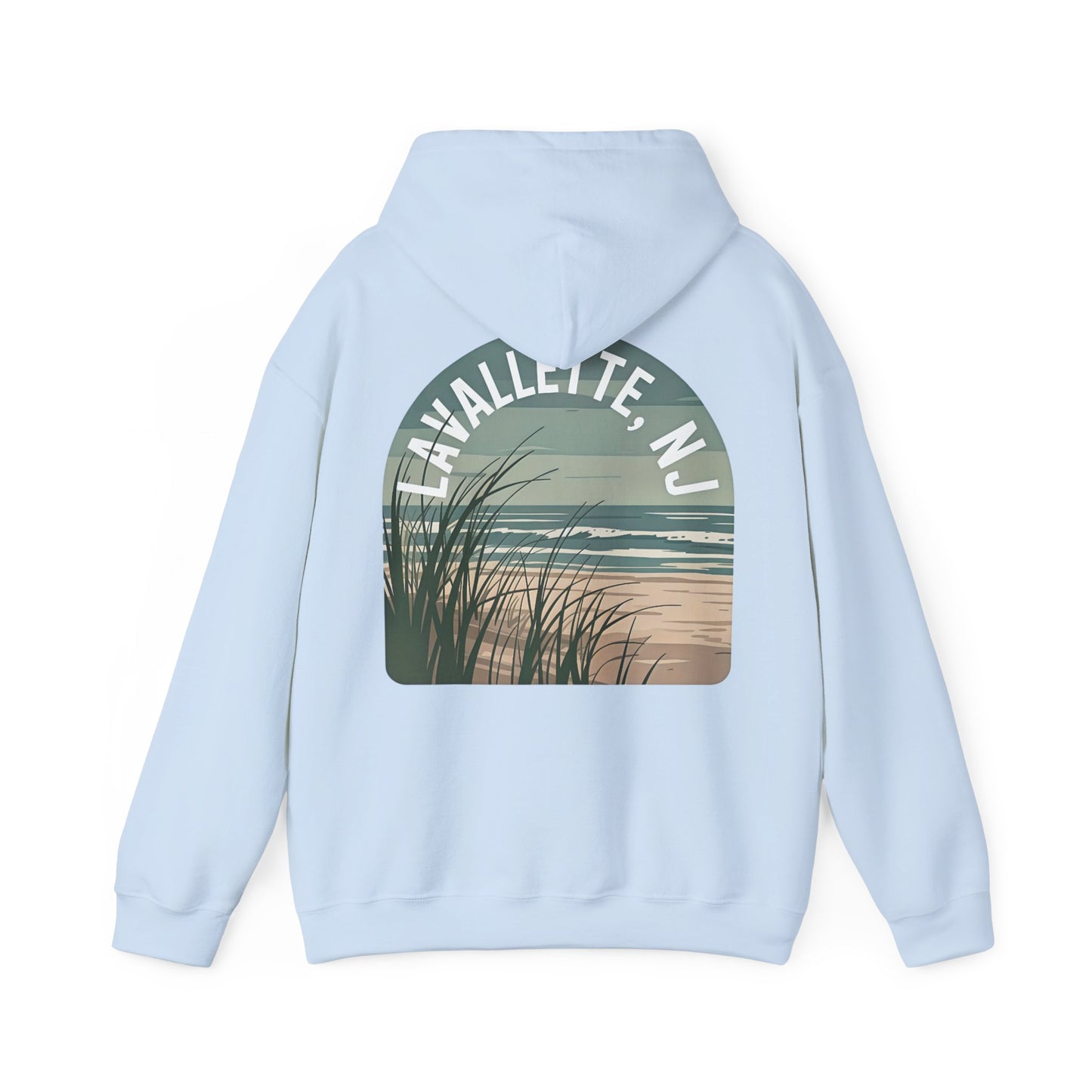 Sea Grass Beach Hoodie – Lavallette, NJ Vintage Coastal Sweatshirt