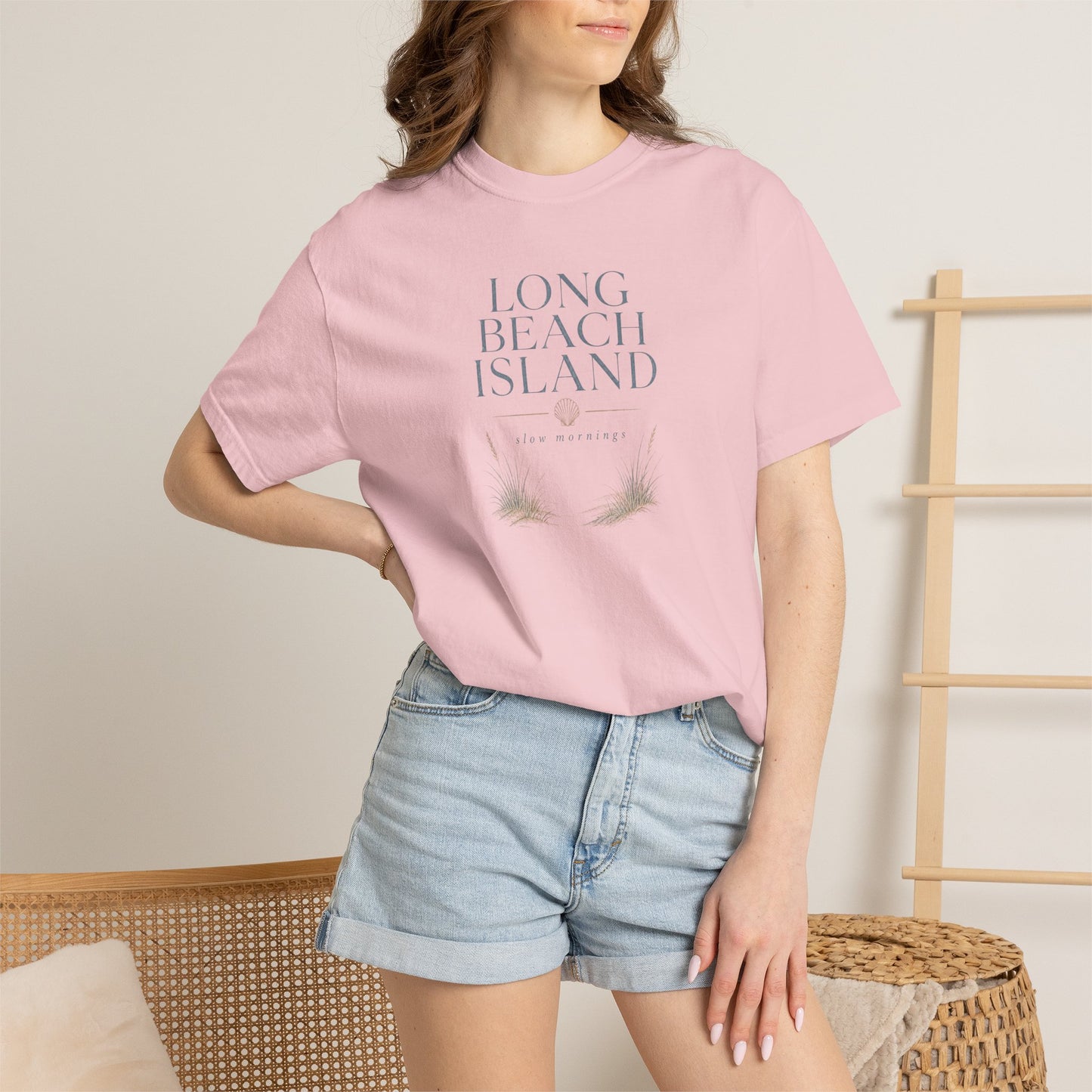 Long Beach Island (LBI) "Slow Mornings" T-Shirt