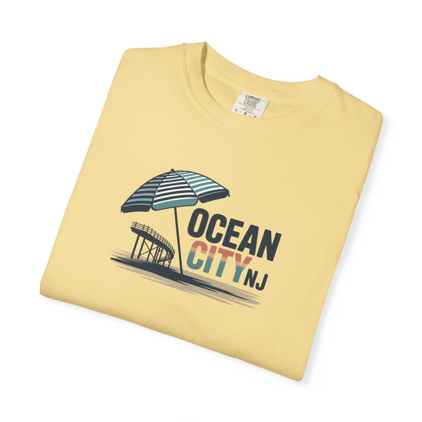 Ocean City NJ Beach Umbrella T-Shirt