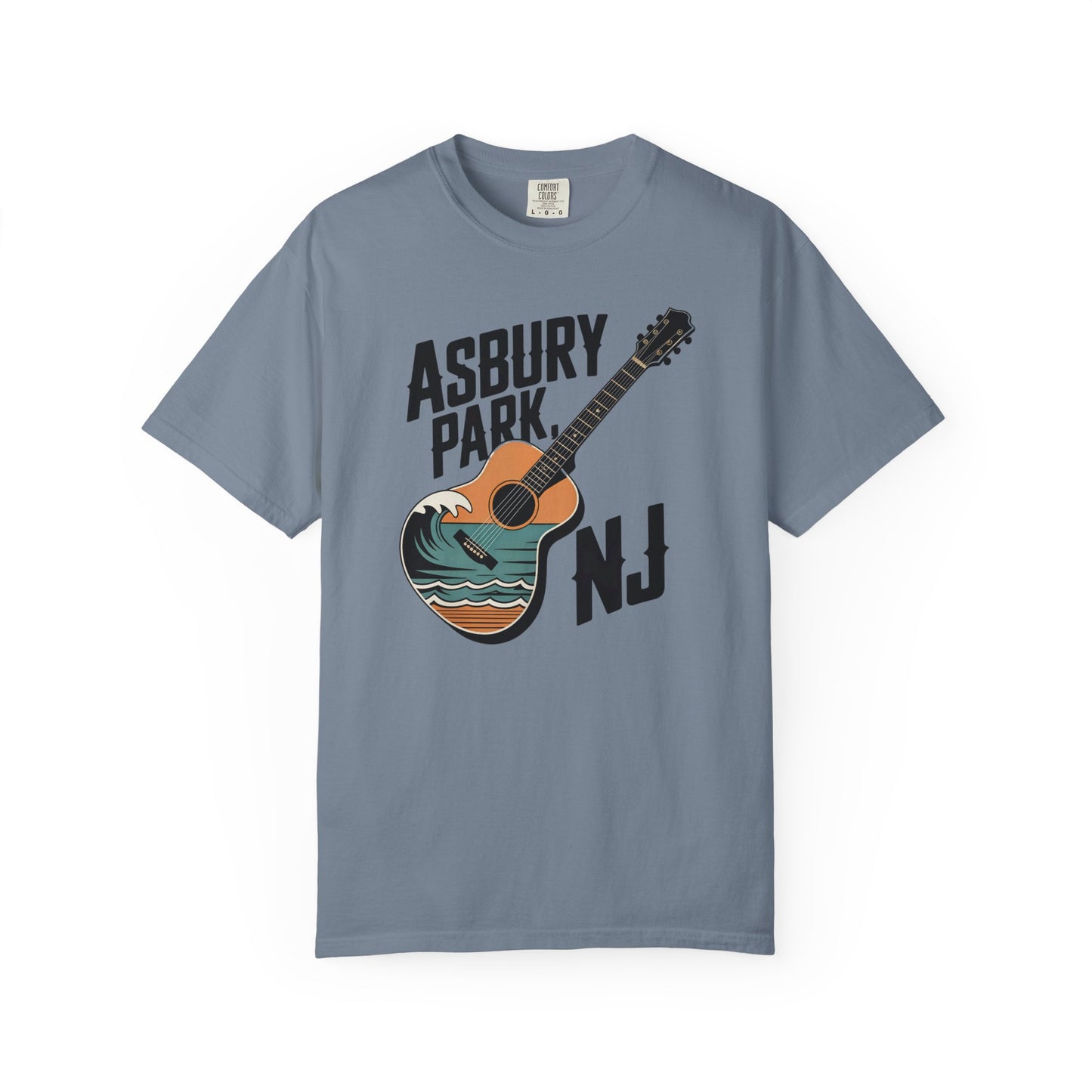 Asbury Park NJ Guitar Beach T-Shirt