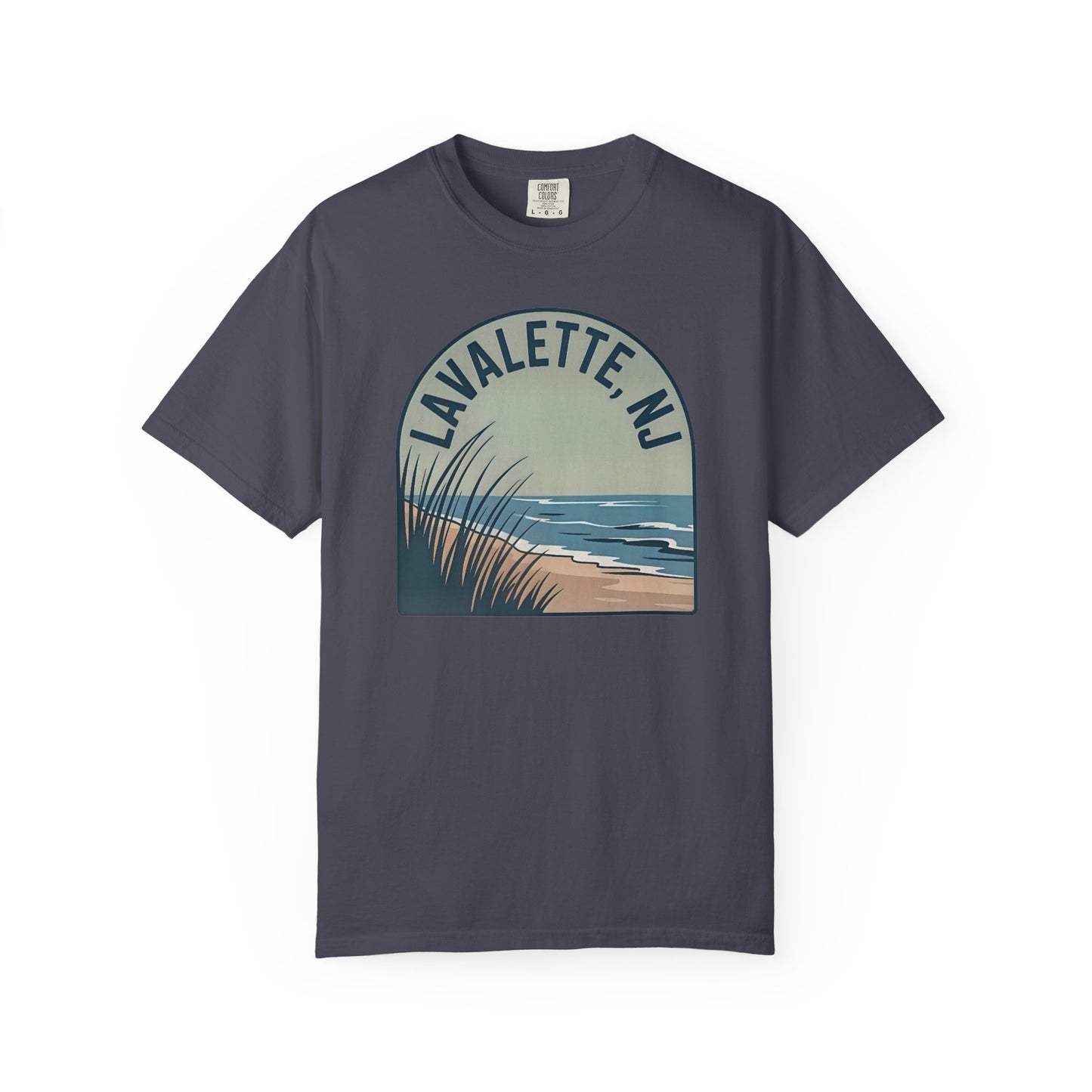 Lavallette NJ Shore Beach T-Shirt — Retro Coastal Graphic Tee