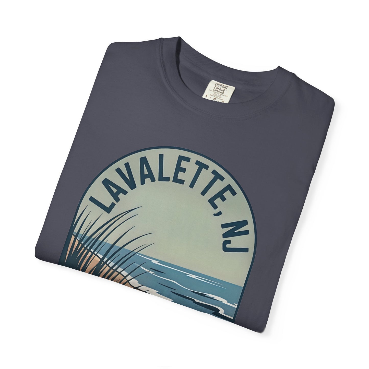 Lavallette NJ Shore Beach T-Shirt — Retro Coastal Graphic Tee