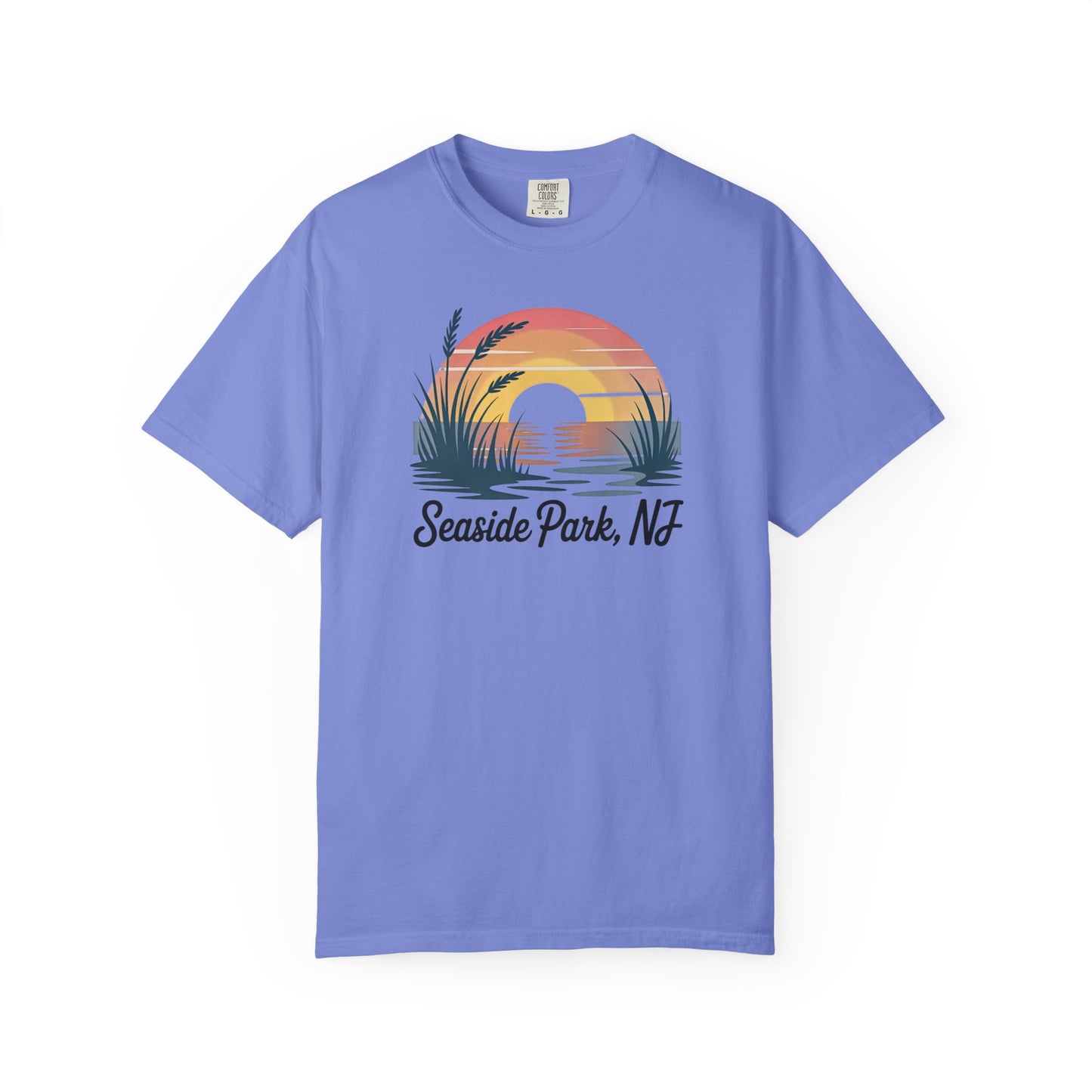 Seaside Park, NJ Shore Sunset Beach T-Shirt