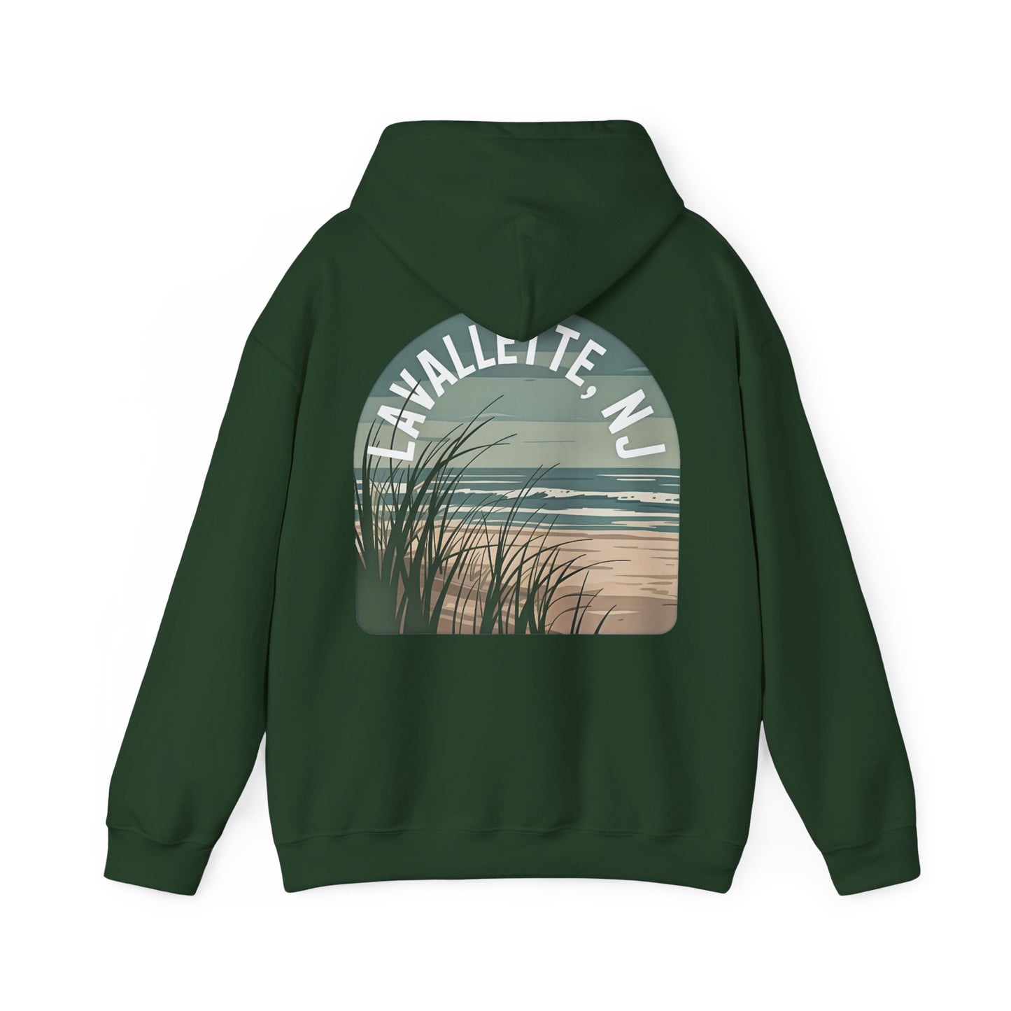 Sea Grass Beach Hoodie – Lavallette, NJ Vintage Coastal Sweatshirt
