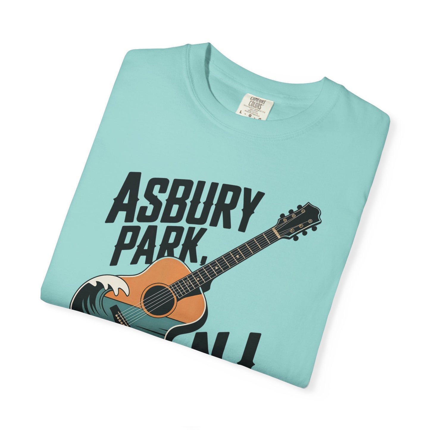 Asbury Park NJ Guitar Beach T-Shirt