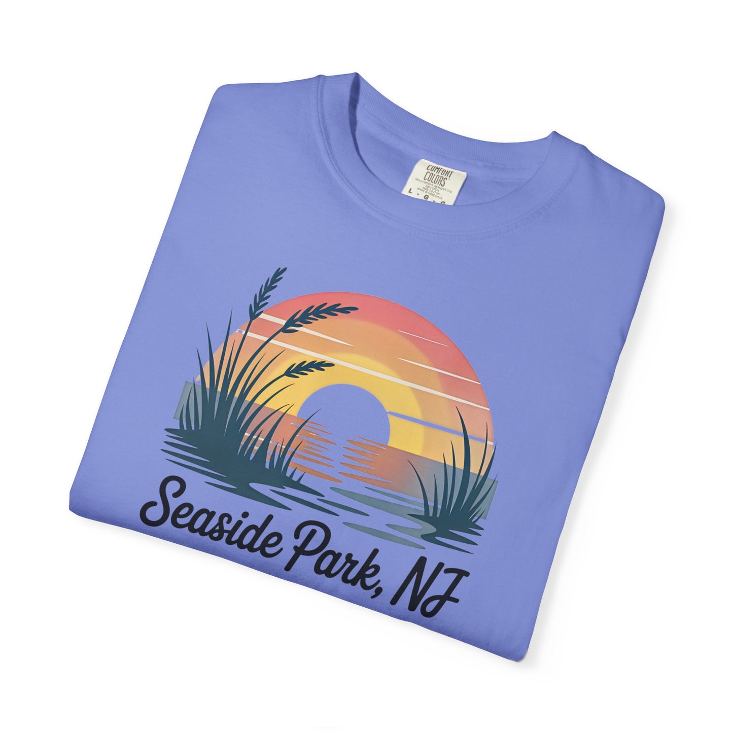 Seaside Park, NJ Shore Sunset Beach T-Shirt