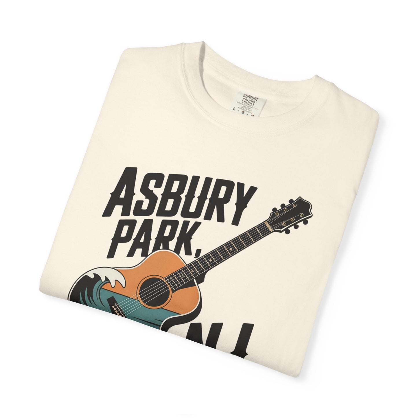 Asbury Park NJ Guitar Beach T-Shirt
