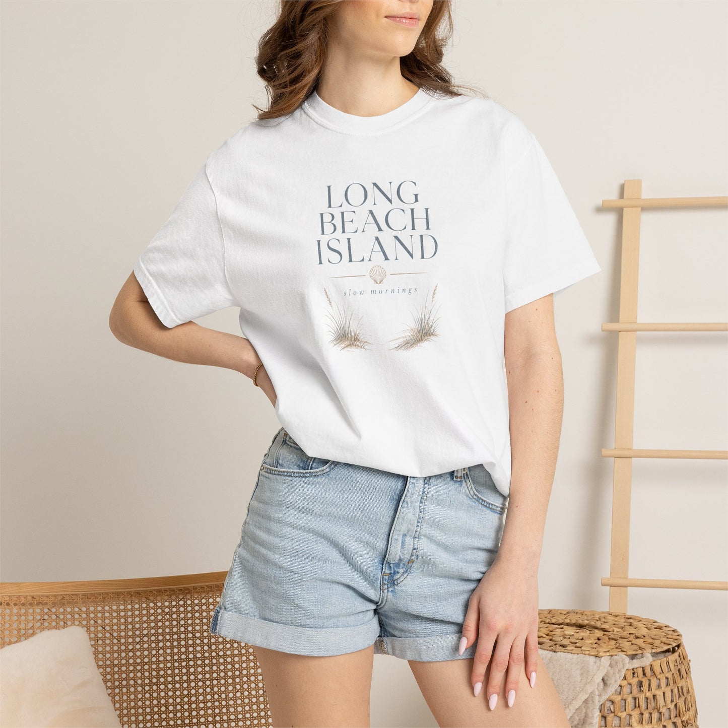 Long Beach Island (LBI) "Slow Mornings" T-Shirt