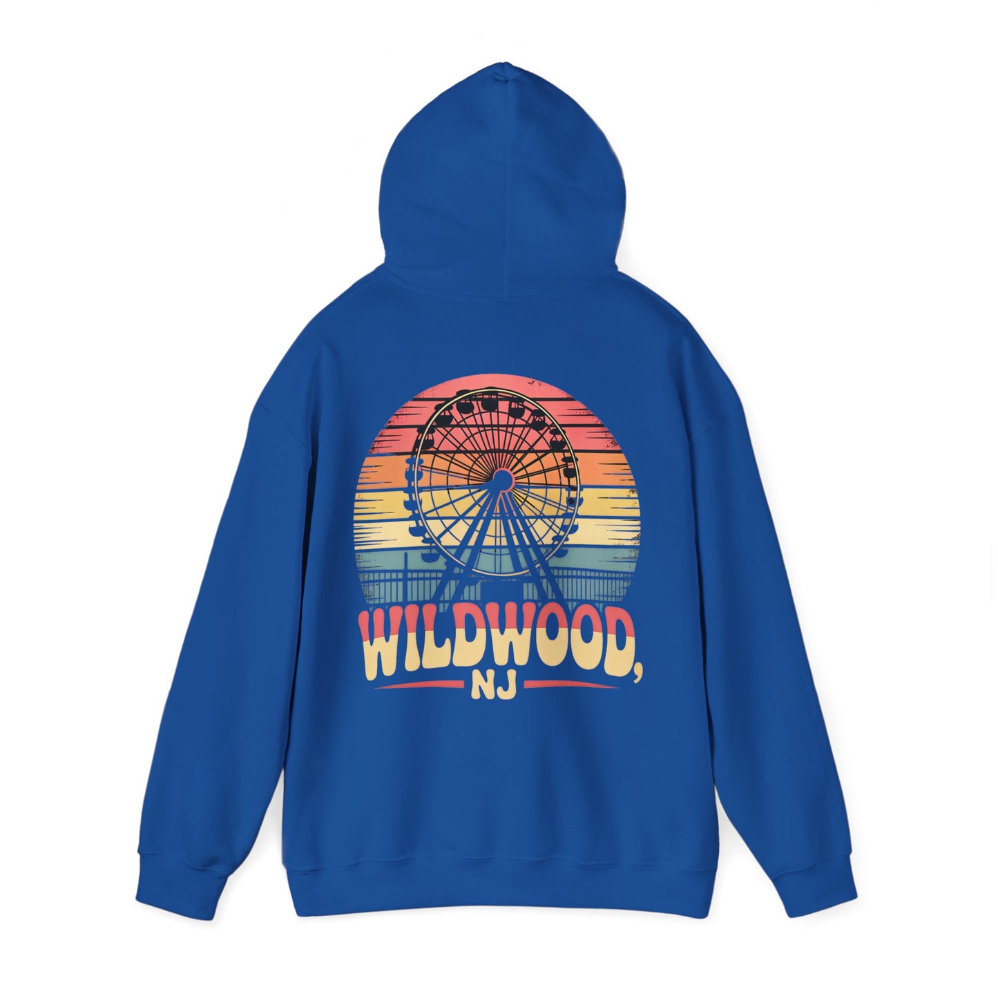 Wildwood NJ Retro Ferris Wheel Hoodie — Vintage Boardwalk Sweatshirt