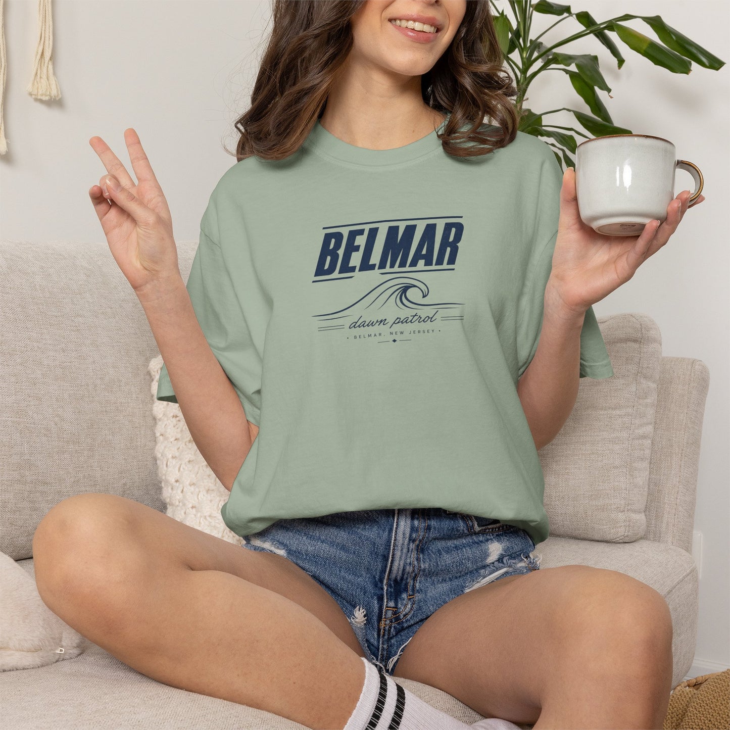 Belmar Surf T-Shirt — NJ Shore Coastal Wave Graphic Tee
