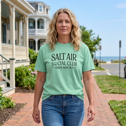 Salt Air Social Club T-Shirt — Cape May NJ Coastal Tee
