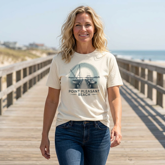 Point Pleasant Beach Jersey Shore T-Shirt — Beach Town Vintage Tee