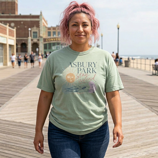 Asbury Park "Stay Weird" T-Shirt — New Jersey Shore Tee