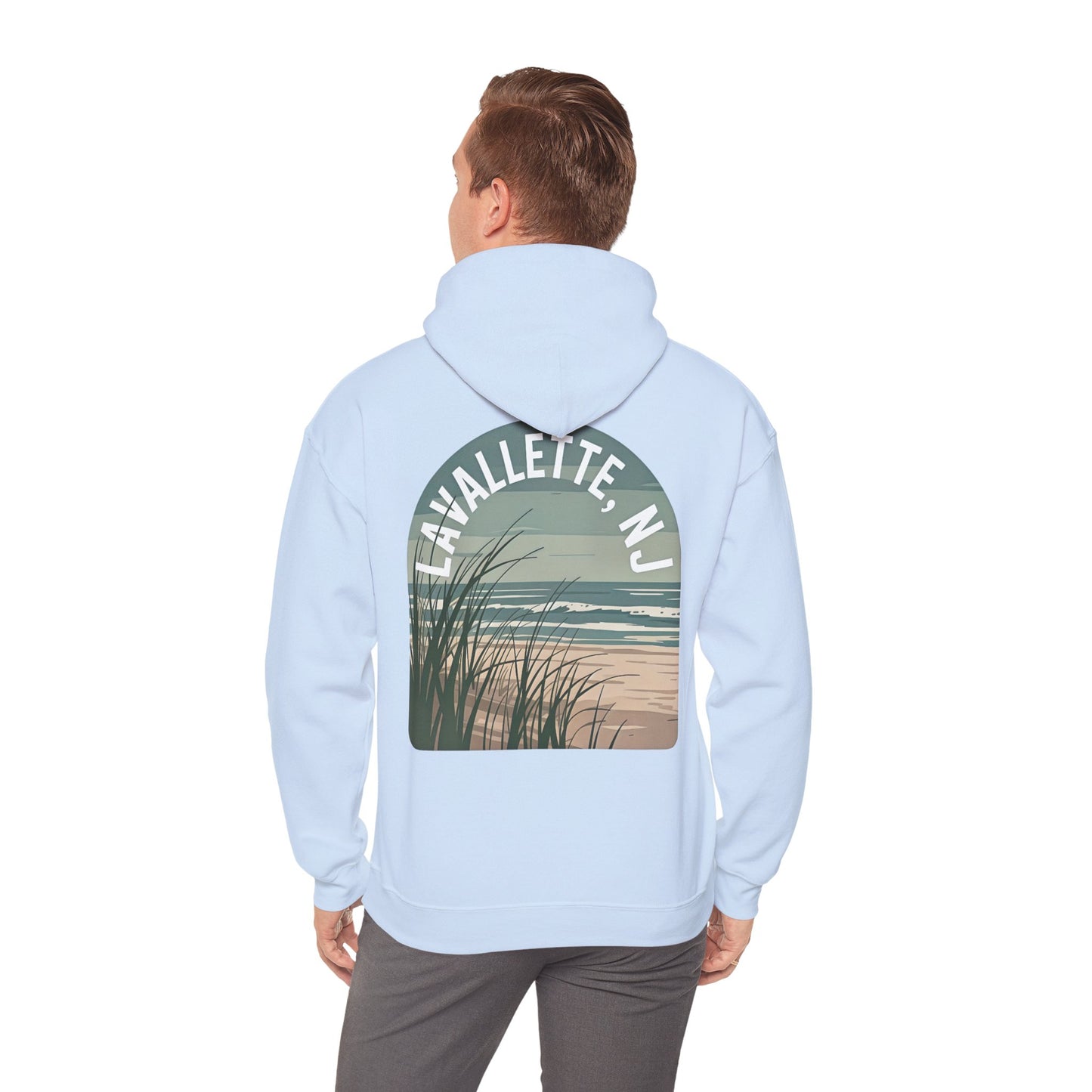 Sea Grass Beach Hoodie – Lavallette, NJ Vintage Coastal Sweatshirt