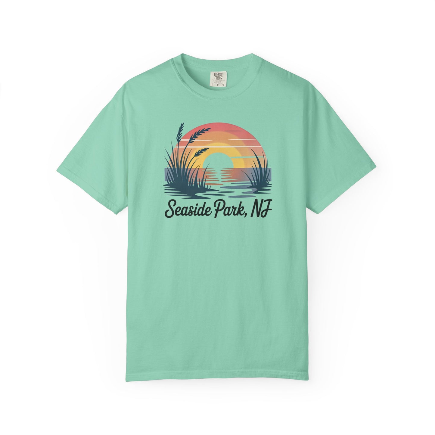 Seaside Park, NJ Shore Sunset Beach T-Shirt