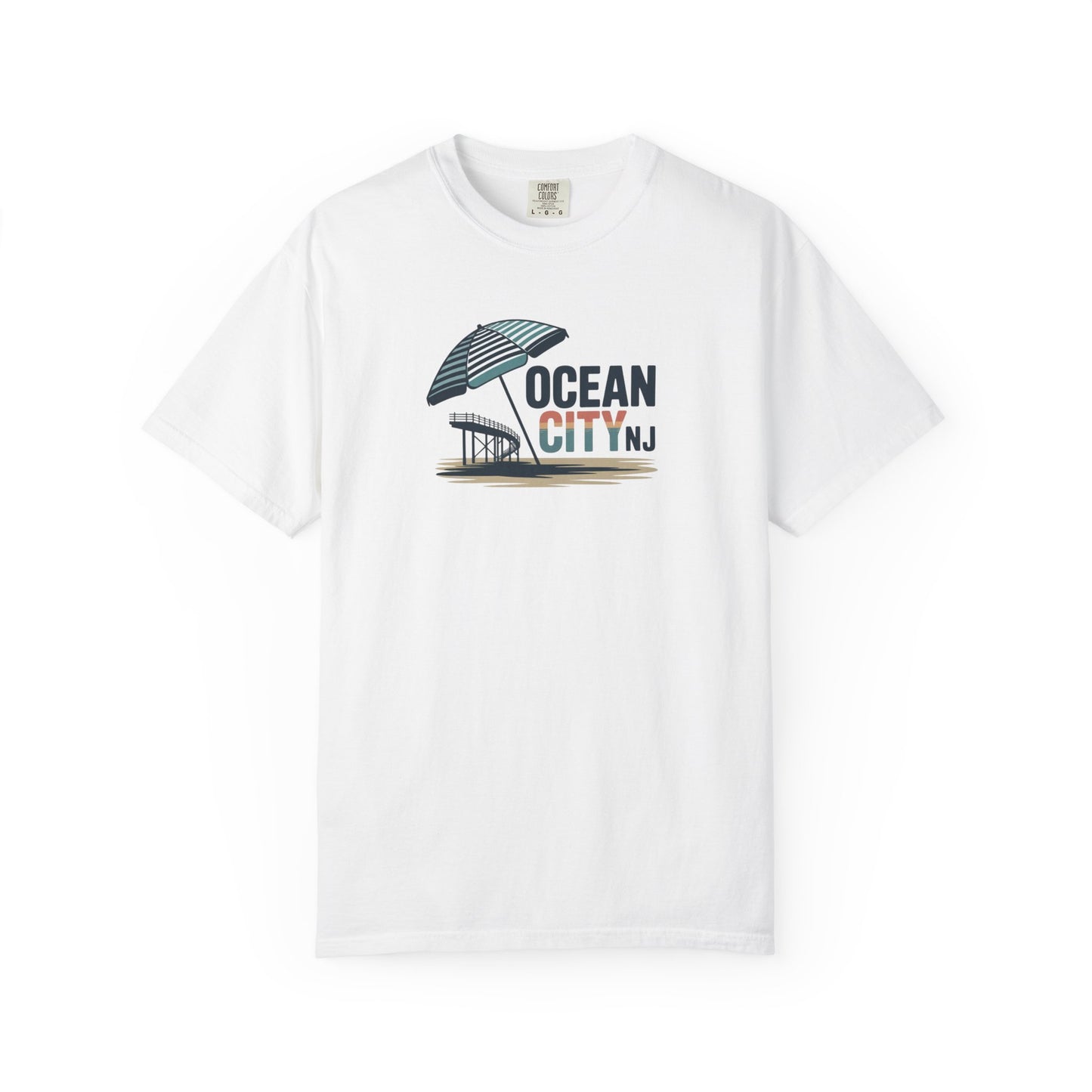 Ocean City NJ Beach Umbrella T-Shirt