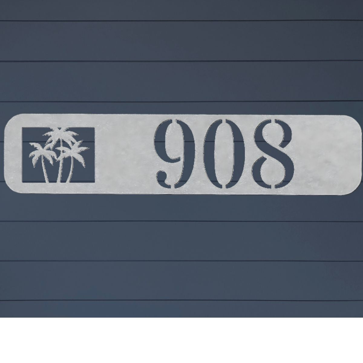Custom Palm Tree Address Sign