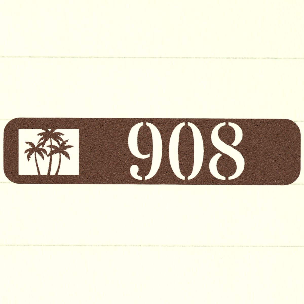 Custom Palm Tree Address Sign