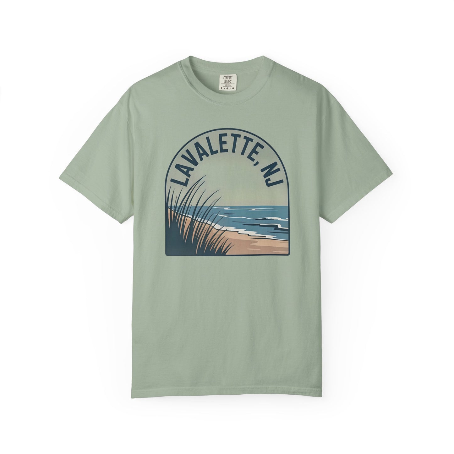 Lavallette NJ Shore Beach T-Shirt — Retro Coastal Graphic Tee