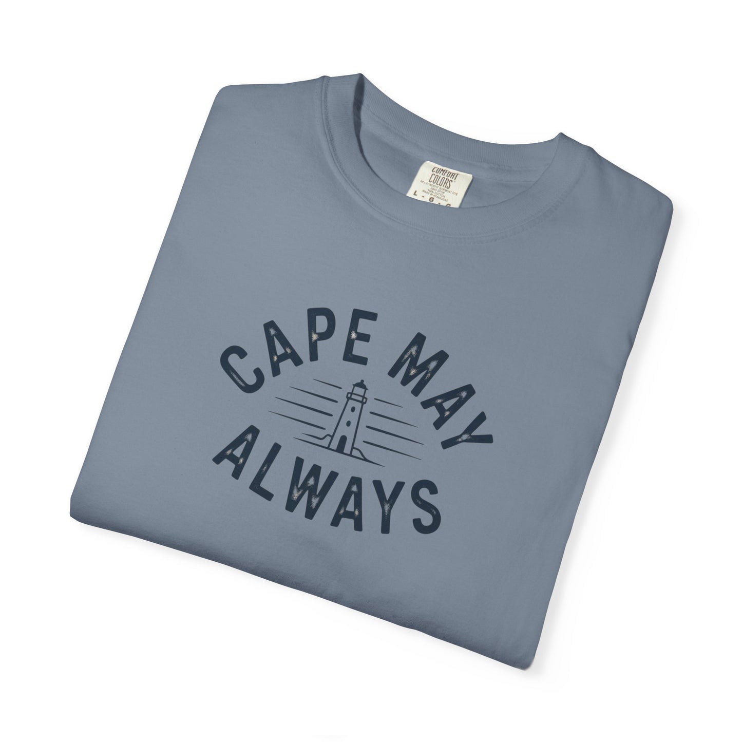 Cape May Always T-Shirt — New Jersey Shore Vintage Lighthouse Beach Tee