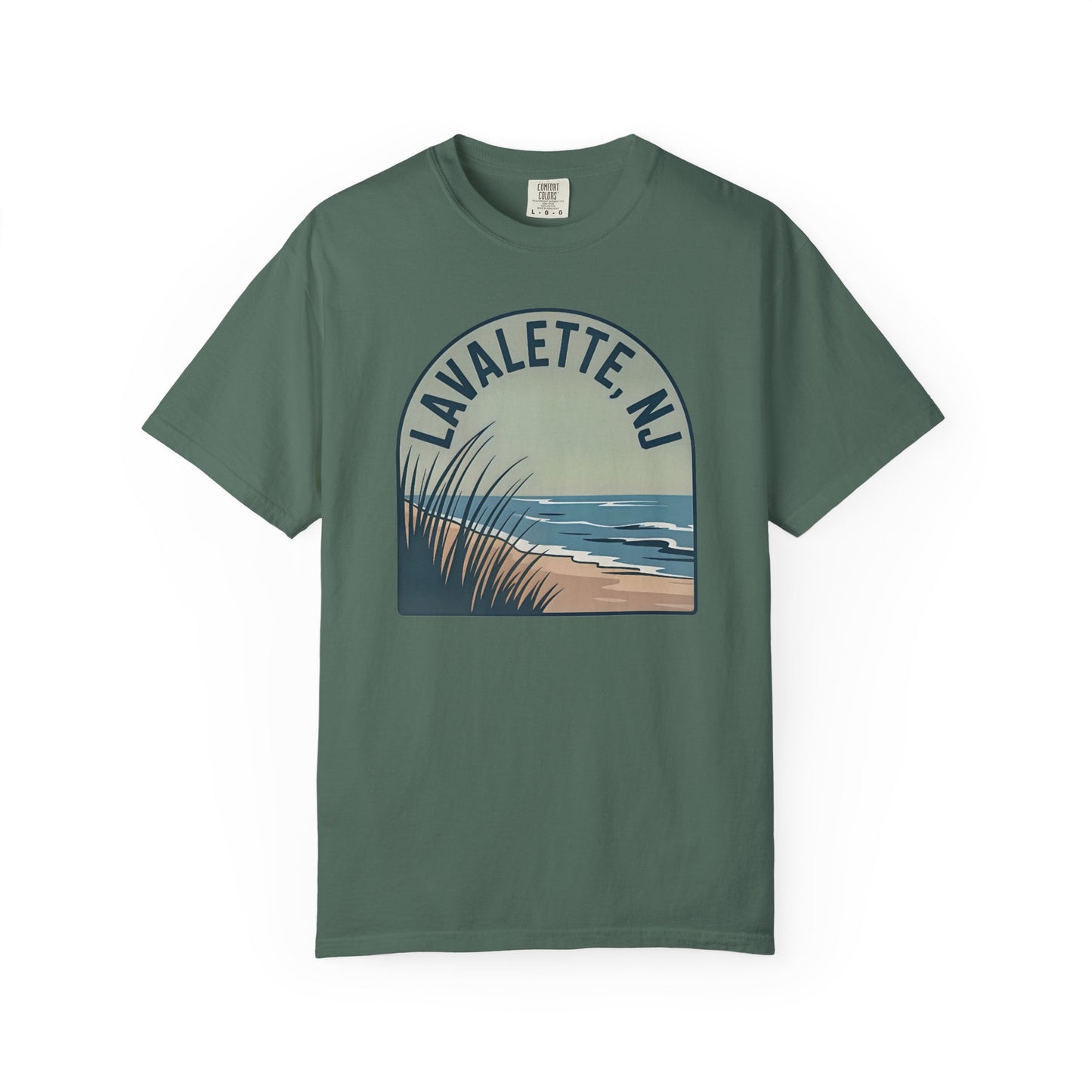 Lavallette NJ Shore Beach T-Shirt — Retro Coastal Graphic Tee