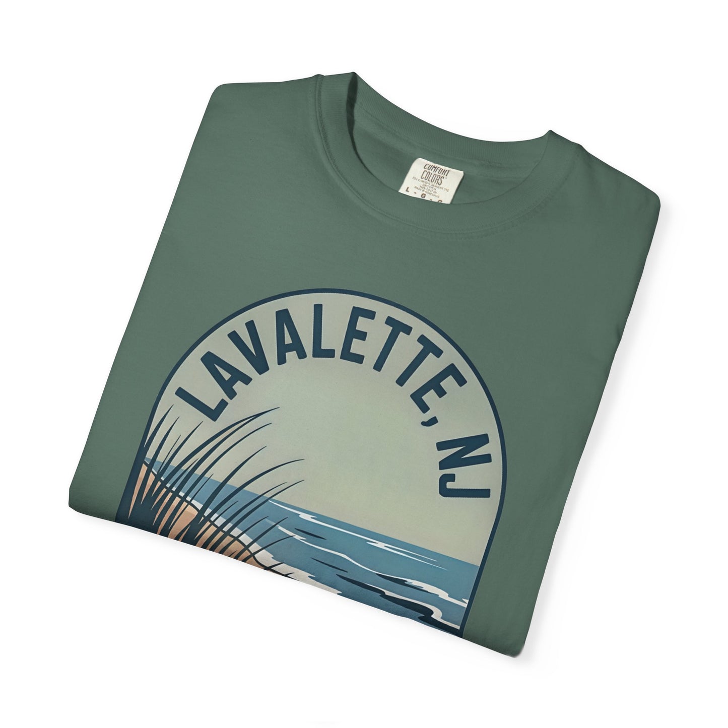 Lavallette NJ Shore Beach T-Shirt — Retro Coastal Graphic Tee