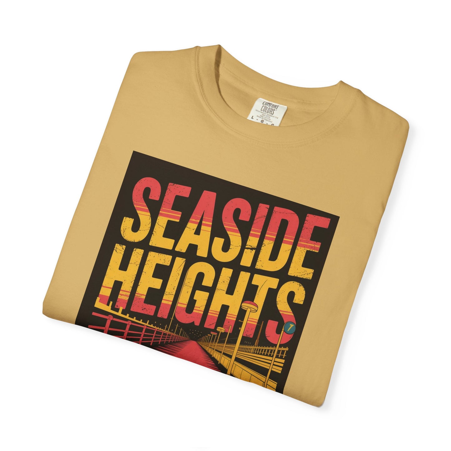 Seaside Heights Retro Pier Tee — Sunset Boardwalk Graphic T-Shirt