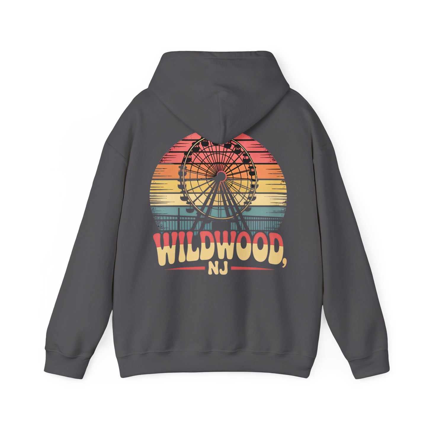 Wildwood NJ Retro Ferris Wheel Hoodie — Vintage Boardwalk Sweatshirt