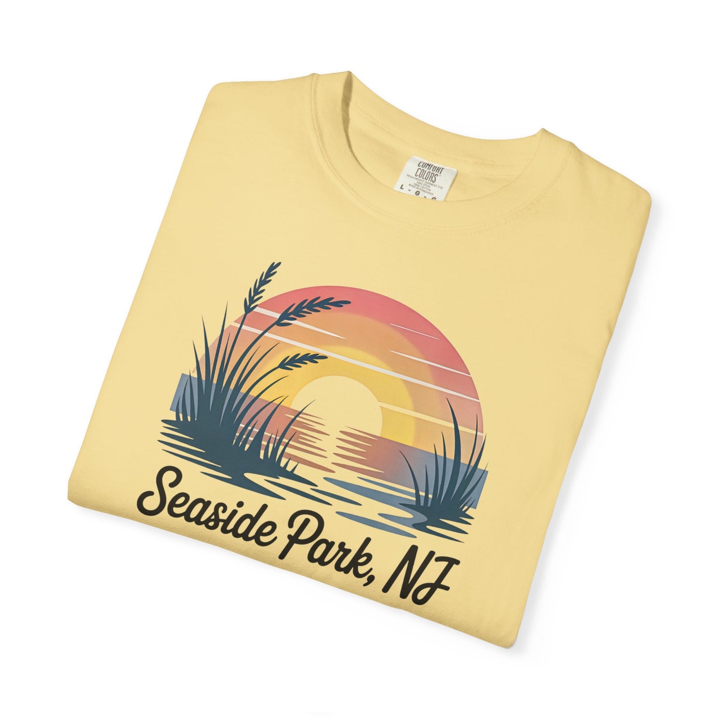 Seaside Park, NJ Shore Sunset Beach T-Shirt