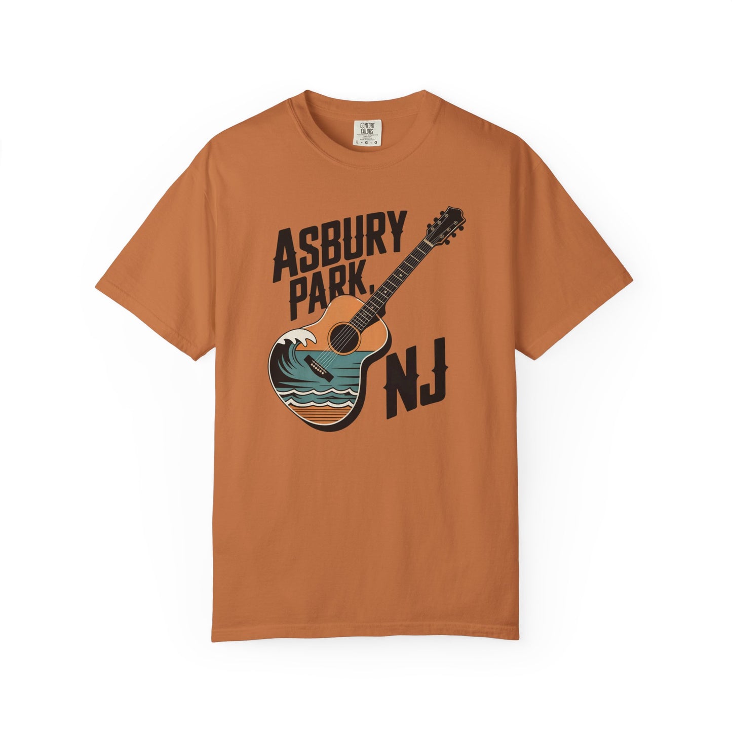 Asbury Park NJ Guitar Beach T-Shirt