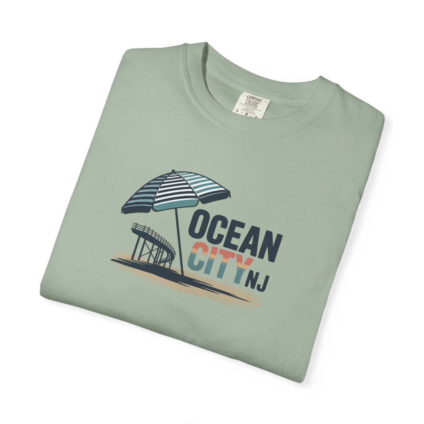 Ocean City NJ Beach Umbrella T-Shirt