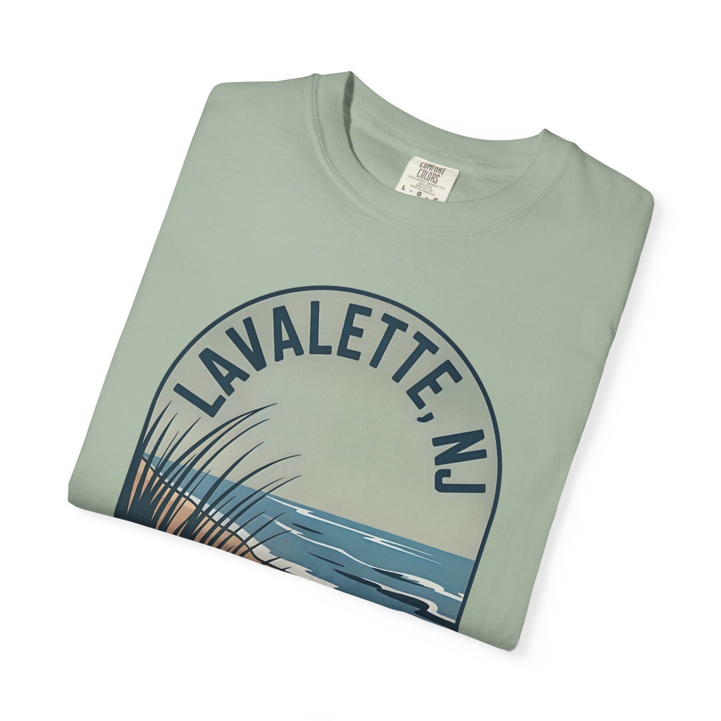 Lavallette NJ Shore Beach T-Shirt — Retro Coastal Graphic Tee