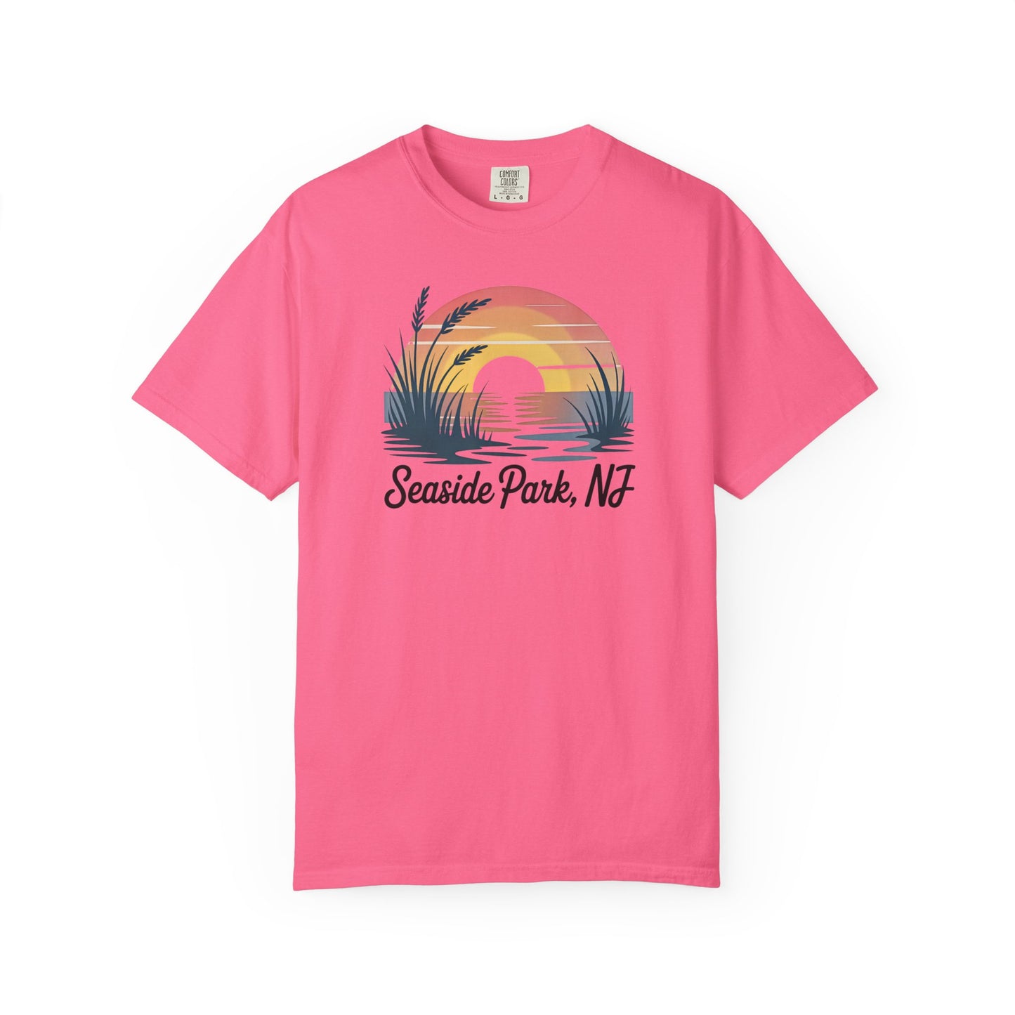 Seaside Park, NJ Shore Sunset Beach T-Shirt