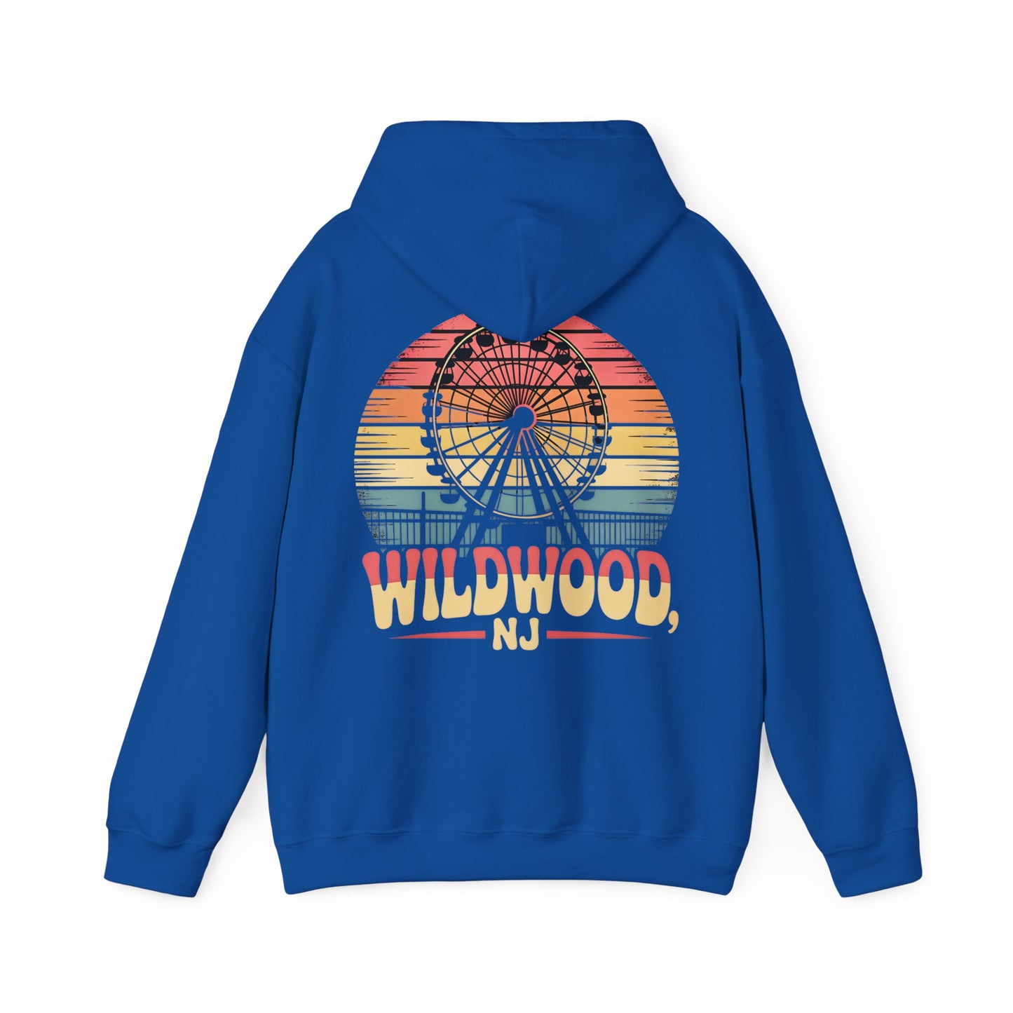 Wildwood NJ Retro Ferris Wheel Hoodie — Vintage Boardwalk Sweatshirt